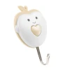 A cartoon-creative and cute sticky hook without holes, a simple and convenient plastic wall hanging for kitchen and bathroom use Item Picture
